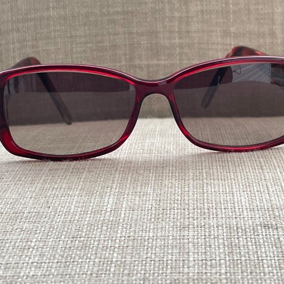 Escada Women Sunglasses Red Tone Frame VES087S Eye Wear Shades Made in Italy - Picture 6 of 12
